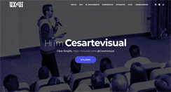 Desktop Screenshot of cesartevisual.com